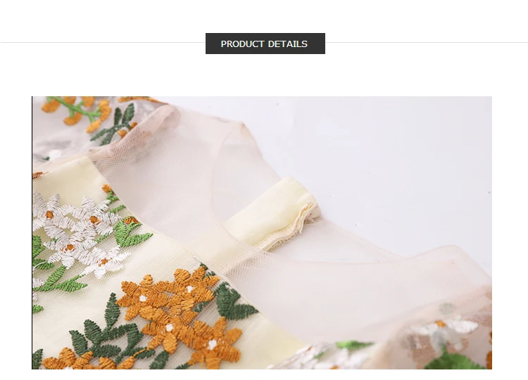 Детское кружевное платье с круглым вырезом длинным рукавом-фонариком | Детская