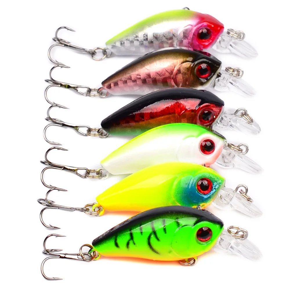 1 шт. 4 5 см 2 г рыболовная приманка для глубокого плавания Crankbait 0 м глубина туго
