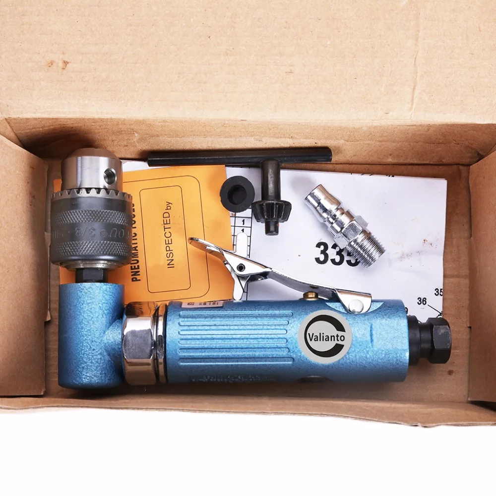 3/8 ''Цанга пневматическая дрель Электроинструмент патрон воздуха под прямым