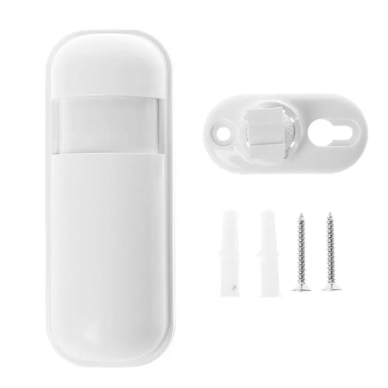 Белый беспроводной смарт-инфракрасный детектор движения будильник для домашней