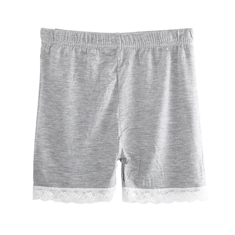 Однотонные ультратонкие леггинсы для девочек безопасные короткие штаны нижнее