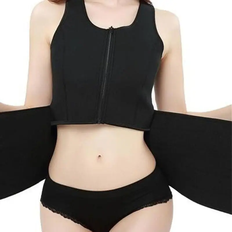 Неопреновый корсет-сауна для тренировок на талии летняя тренировочная одежда