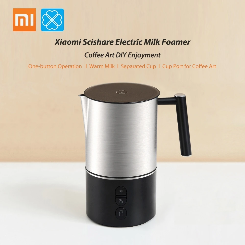 Оригинальный Xiaomi SCISHARE электрический DIY теплое молоко капучино кофе пена машина |