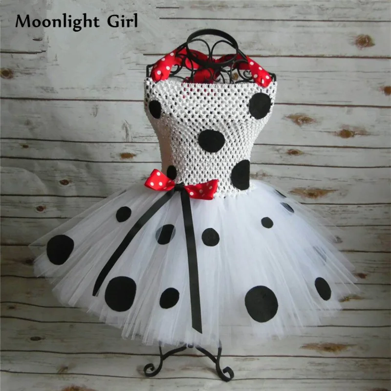 only dress Платье-пачка для маленьких девочек деним джинсовая мини-собака костюмы в горошек, Детский костюм на Хеллоуин; костюм на Хеллоуин для девочек мультяшный костюм для косплей Платья для вечеринок PQ101 - Цвет: only dress