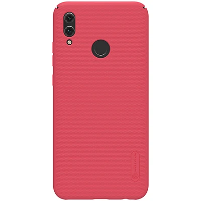 Красный Huawei Honor 10 Lite чехол NILLKIN матовая жесткая задняя крышка из ПК чехол для huawei Honor 10 Lite Подарочный держатель для телефона - Цвет: Красный