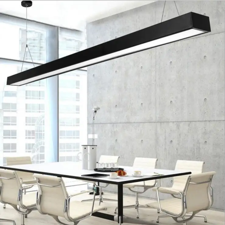 

Modern minimalist new office building strip ceiling light led office lighting ceiling installation office lamps lighting
