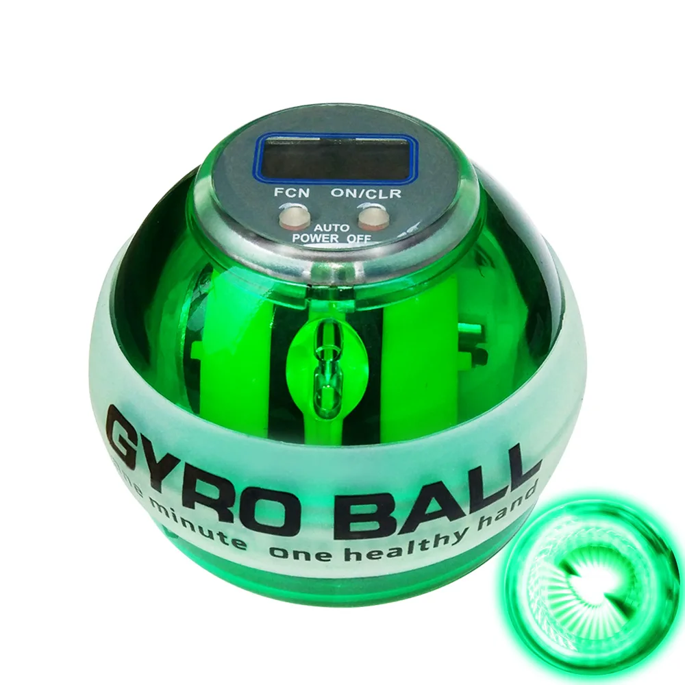 Белый Гироскоп Bal lDual Force гироскоп для тренировки запястья руки Мышечная сила силовое Упражнение укрепляющий Мяч Тренажер Рукоятки Фитнес оборудование - Цвет: Белый