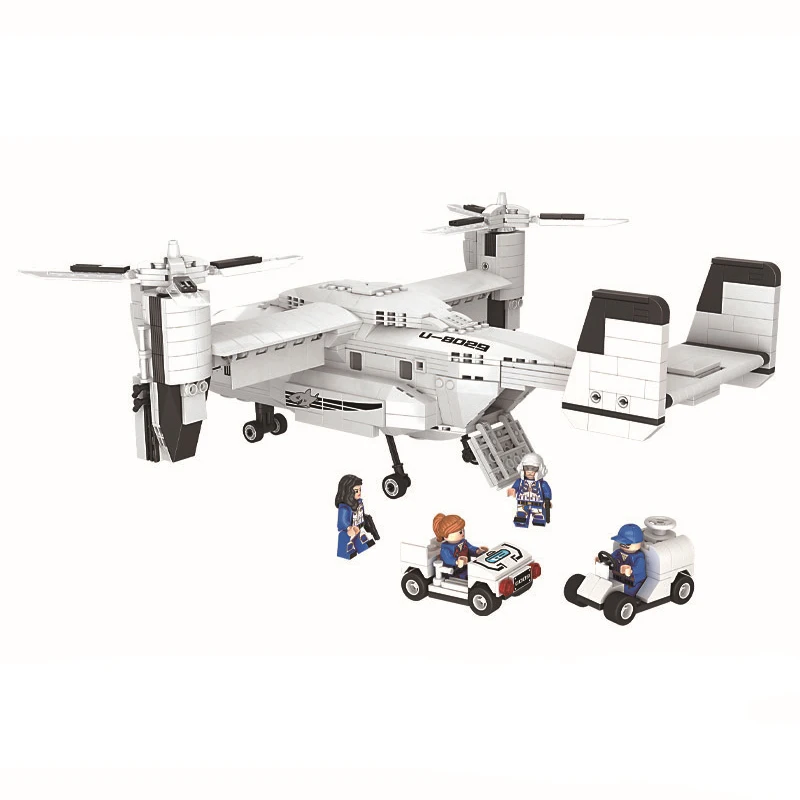 Winner 8029 1014 шт Osprey вертолет строительные блоки кирпичи детские игрушки для детей