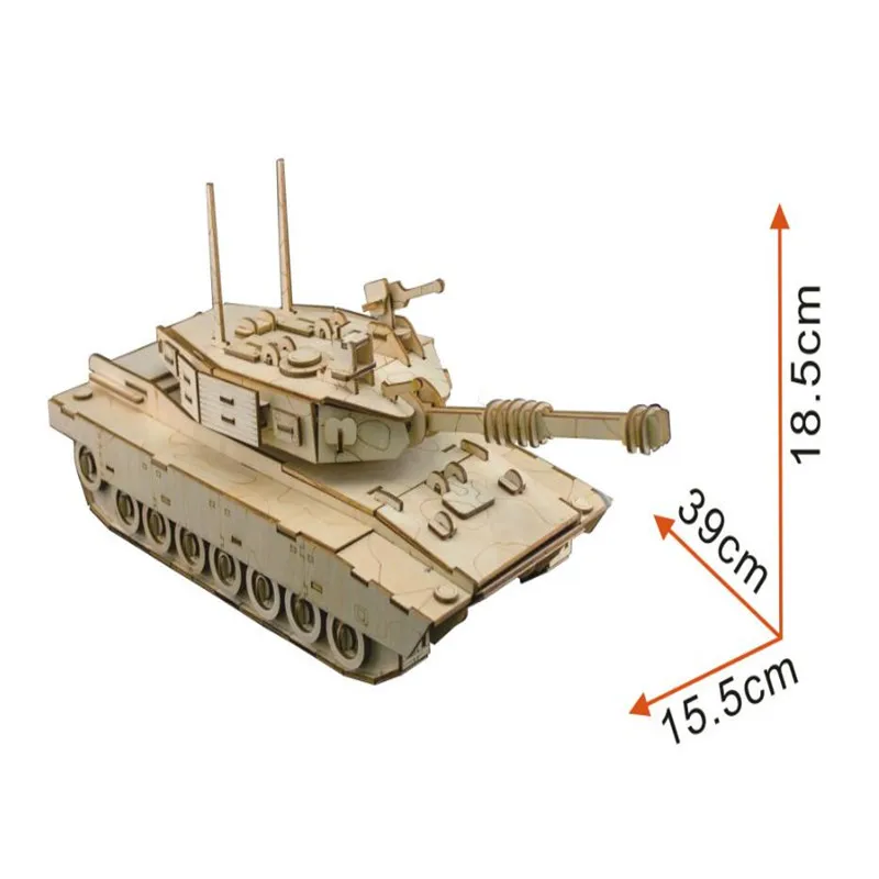 Новая сборка DIY обучающая игрушка 3D деревянная модель Пазлы для детей Подарки M1