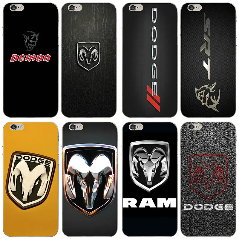 Dodge Challenger STR Ram Demon логотип мягкий силиконовый чехол для телефона для iPhone 6 6s 6plus 7 7Plus 8 8Plus 5 5C 5S SE X XR XS Max 4 4S