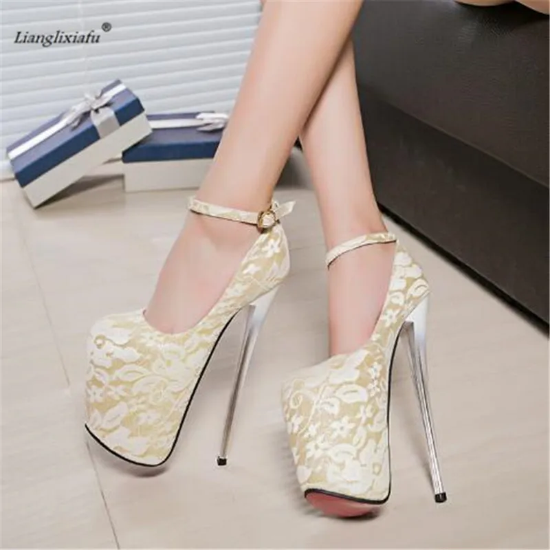 Туфли LLXF женские на шпильке пикантные прозрачные тонкие туфли-лодочки с пряжкой