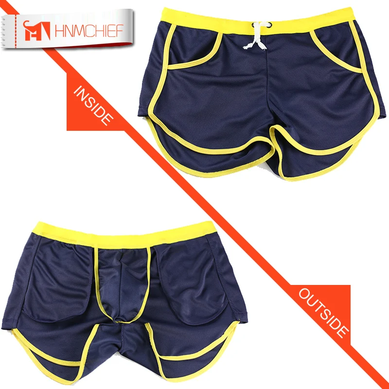 Быстросохнущая одежда HNMCHIEF мужские повседневные короткие бытовые шорты дышащие