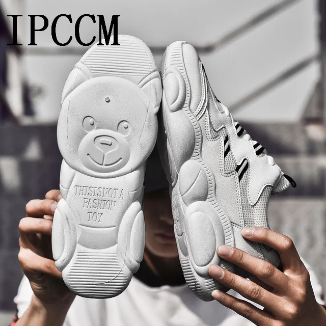 Мужская обувь в стиле знаменитостей Web новинка весны 2019 кроссовки Корейском