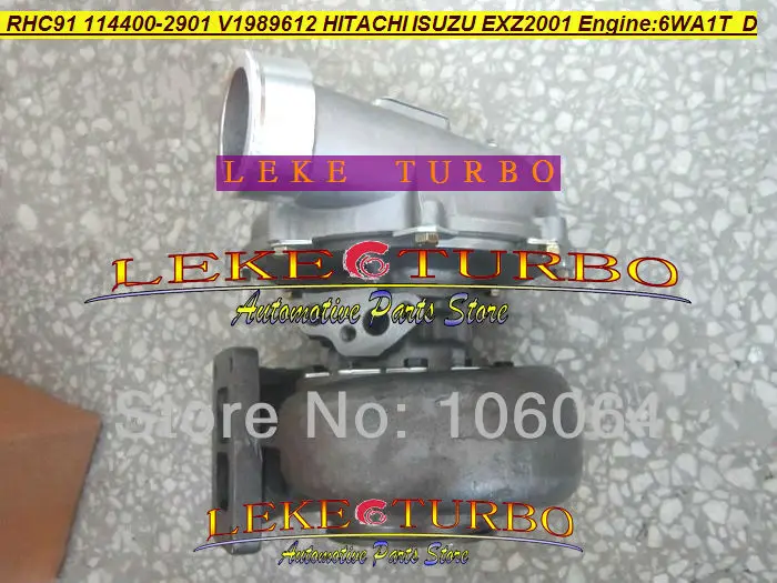 RHC91 114400 2901 V1989612 1144002901 Турбокомпрессор для HITACHI EXZ2001 ISUZU 6WA1T 6WA1 T LEKE|turbocharger|hitachiturbocharger
