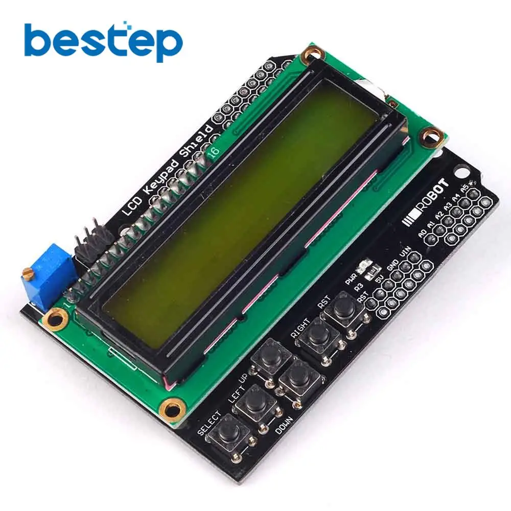 ЖК-экран для клавиатуры ЖК-дисплей 1602 ЖК-модуль ATMEGA328 ATMEGA2560 Raspberry pi UNO синий