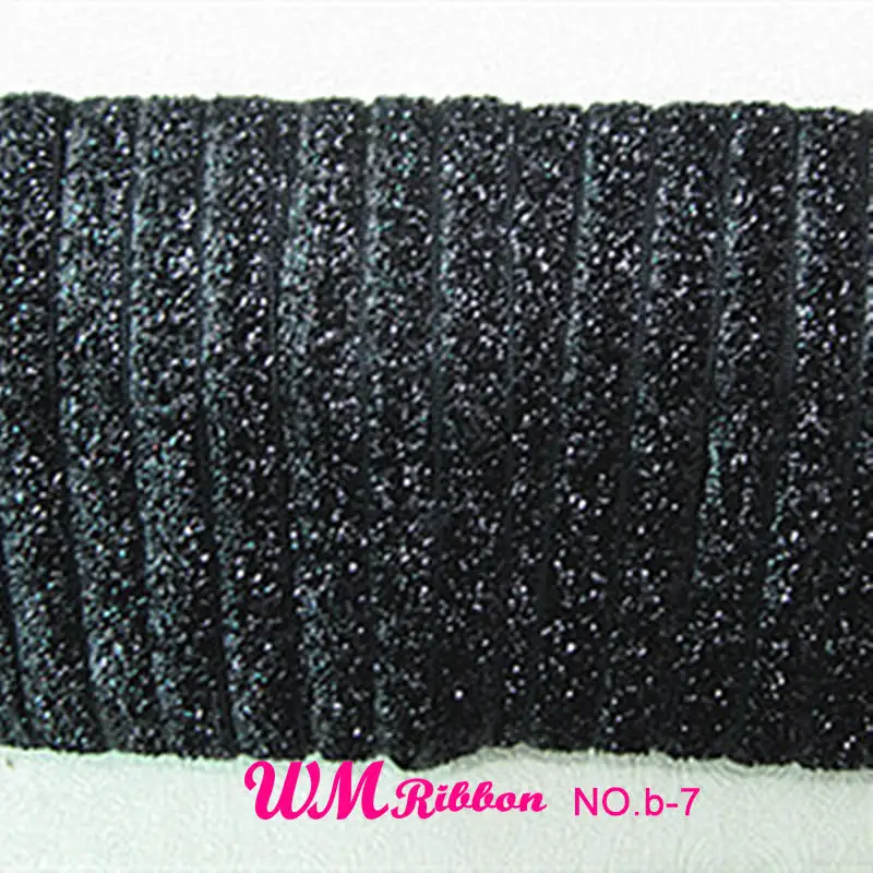 3/8inch 9mm glitter ribbon 25yards/roll for hair tie headband | Дом и сад