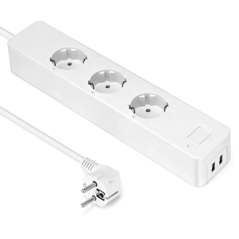 Wifi умный сетевой фильтр 3 AC EU Розетка с USB Outelts Homekit работает с Amazon Alexa Echo Google Home IFFT