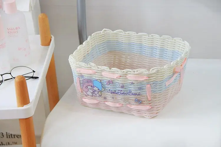 see chart IVYYE 1 шт., модные коробки для хранения Cinnamoroll, розовая мелодия, аниме, ящики для хранения, для дома, для красоты, чехол, косметичка, чехол для макияжа, для девочек, Новинка - Цвет: see chart