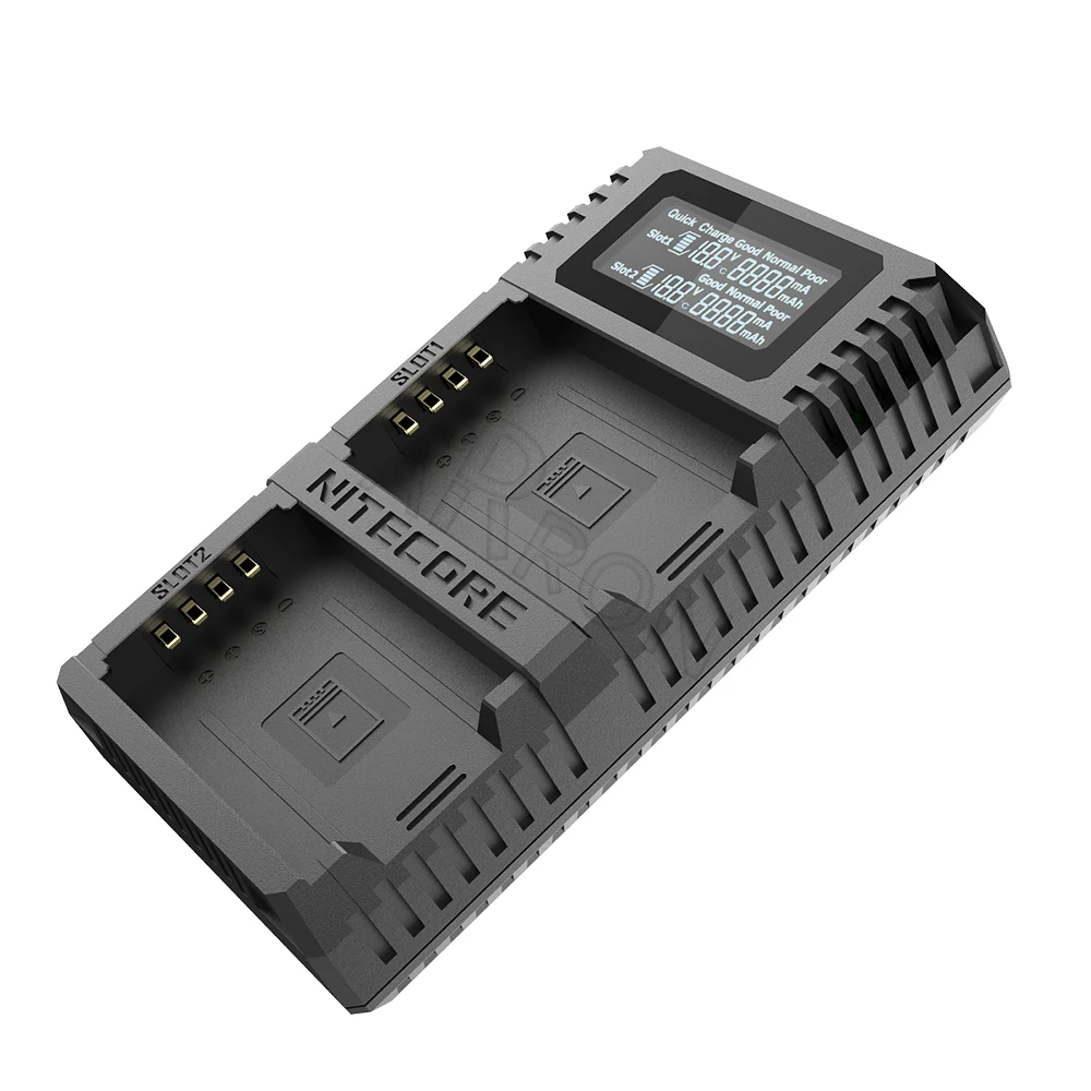 Новый NITECORE FX2 PRO USB двойной слот для путешествий камера QC зарядное устройство Fujifilm