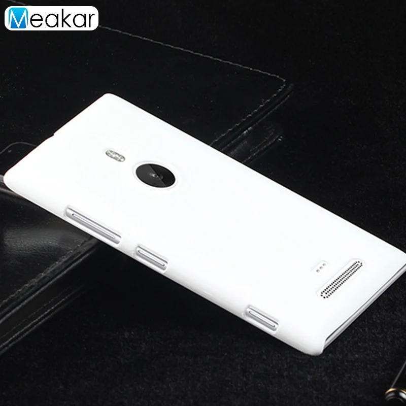 white Матовый пластиковый чехол 925 для Nokia Lumia 925 чехол для Nokia Lumia чехол-лента на заднюю панель - Цвет: white