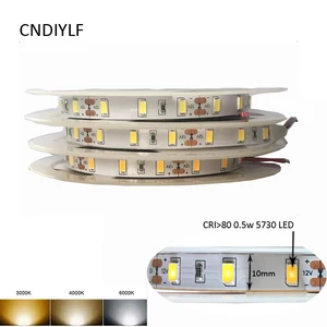 Высокая яркость 50-60 лм светодиодный DC 12 В светодиодный ная светильник 5630 5730 теплый белый, холодный белый и белый 5 мрулон Быстрая доставка