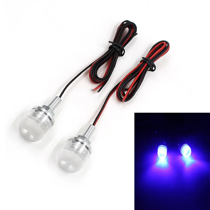 high quality 2pcs Motorcycle Motorbike LED 12V 1.5W * 2 Atmosphere Decorative lights DC Lamp light 1.8*3.5*1.8CM 100% NEW | Автомобили и