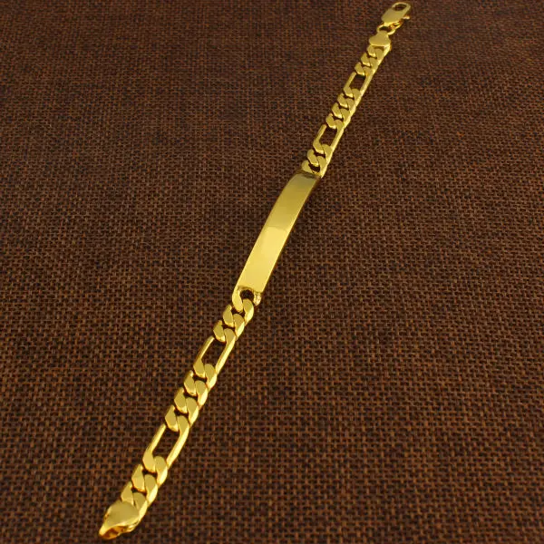 Новинка! Браслет цепочка Figaro из эфиопской/Дубаи модные ювелирные изделия золотые