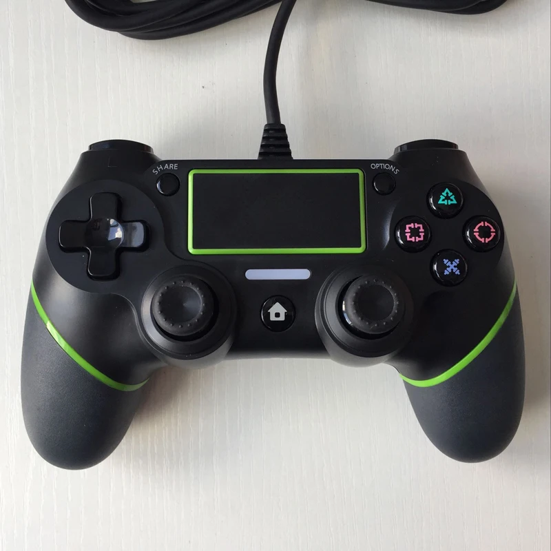 For PS4 Controller 1.5M Wired Gamepad Playstation 4 Dualshock Joystick Gamepads Multiple Vibration 6 Axies USB Cable | Электроника