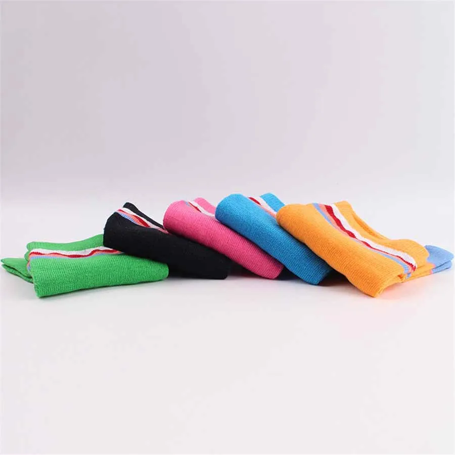 [COSPLACOOL] Модные женские хлопковые полосатые носки с пятью пальцами meias 5 цветов