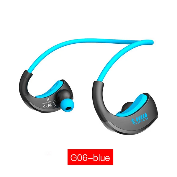 DACOM G06 шейным IPX5 Водонепроницаемый Handsfree стерео Sport гарнитура беспроводные bluetooth наушники для телефона iphone - Цвет: G06-Blue-jh