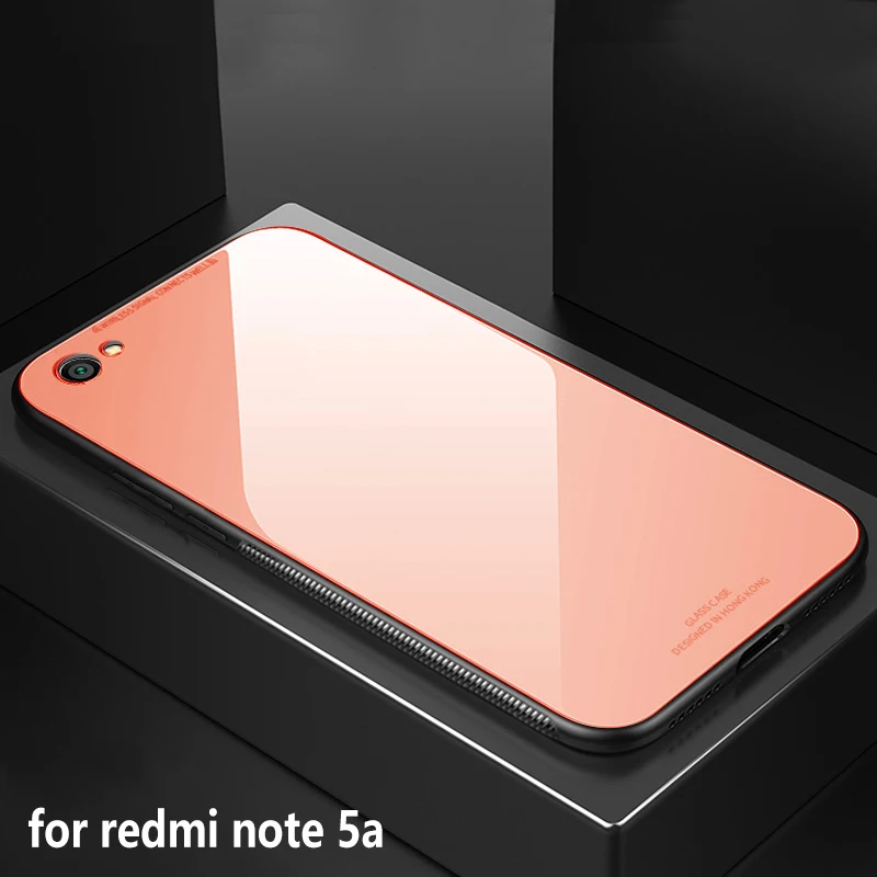 YUETUO закаленное стекло на заднюю крышку телефона etui чехол для xiaomi redmi note 5a prime pro note5a