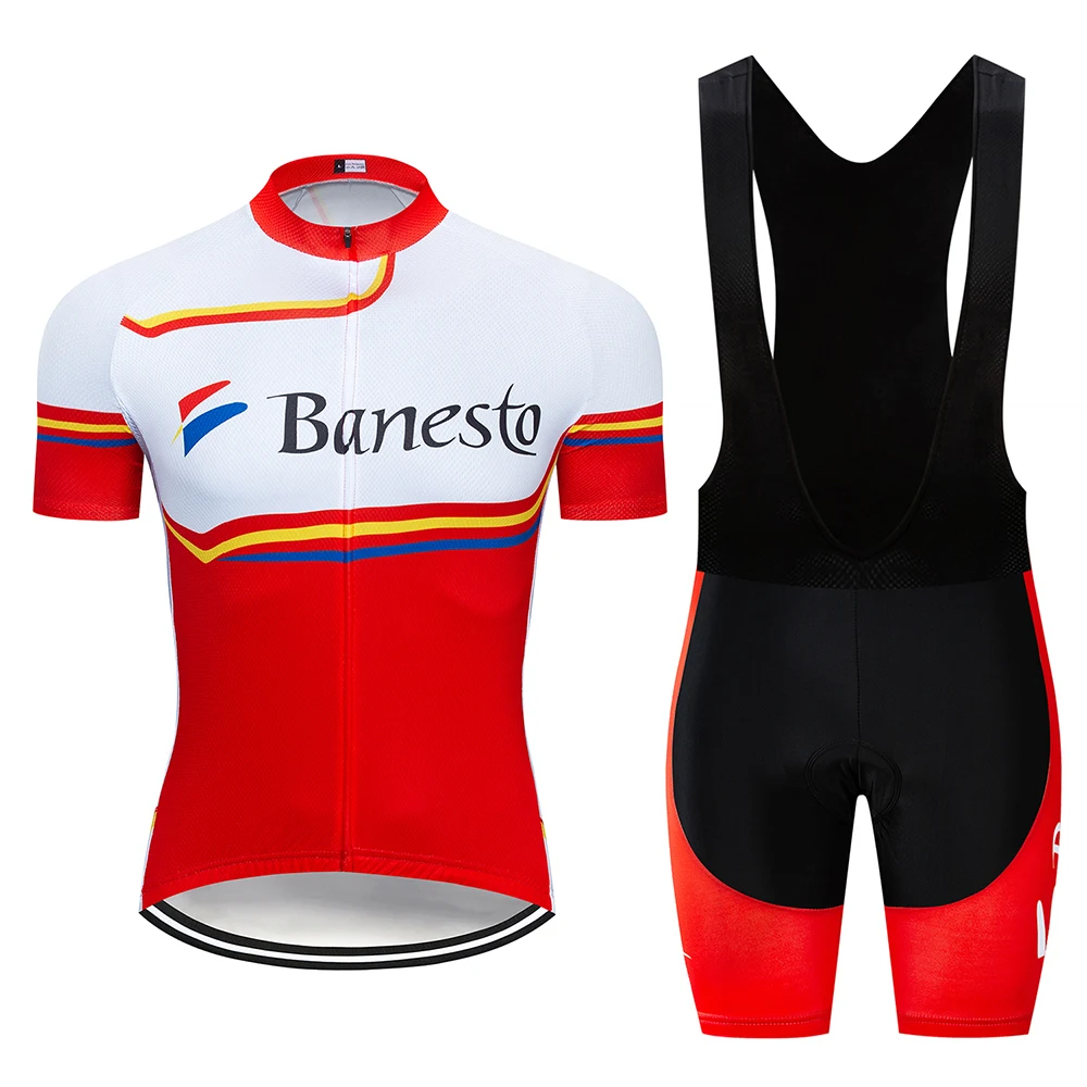 Велосипедный комплект из Джерси с коротким рукавом для мужчин профессиональный