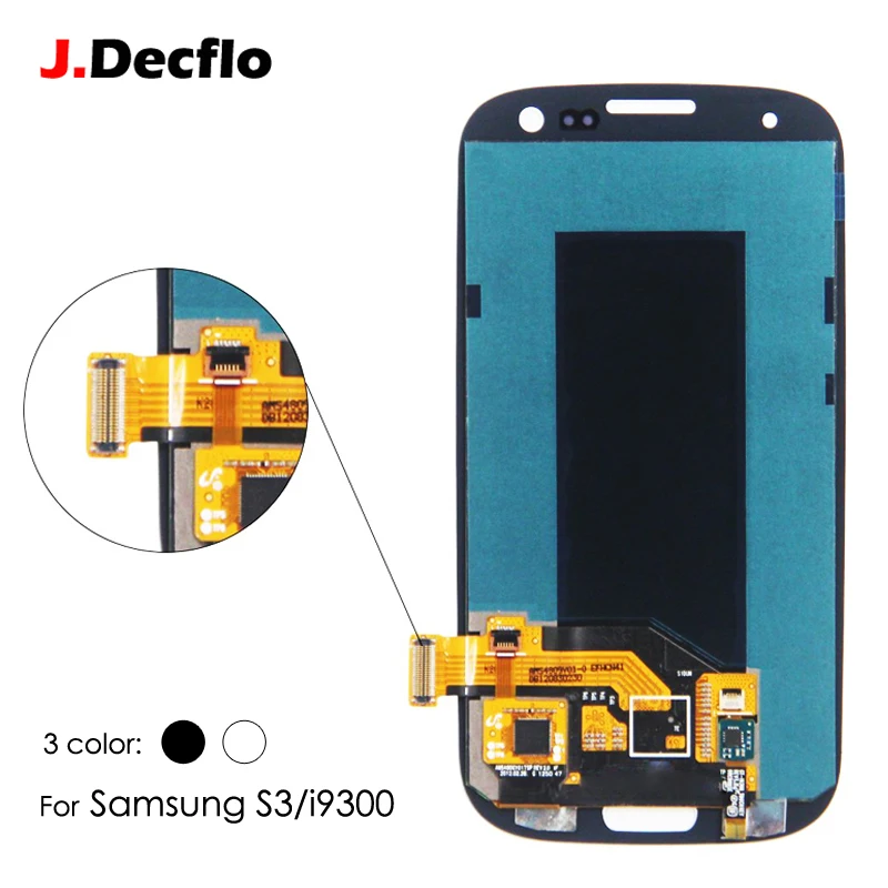 Супер AMOLED OLED для SAMSUNG Galaxy S3 i9300 i9300i i9301 i9301i i9305 ЖК сенсорный экран дигитайзер замена