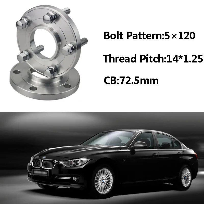 2 шт. 5x120 72.5CB центральный колесный концентратор M14 * 1 25 болты для BMW F30 F12 F33 F13 F01 F34 F20