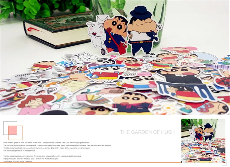 45 шт. аниме студентов ходить в школу Скрапбукинг наклейки для ноутбука Декор