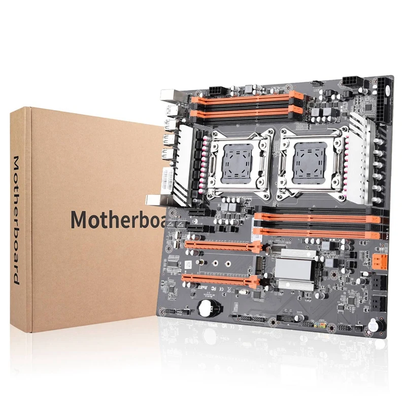 X79 двойной ЦП Lga2011 материнская плата Поддержка Intel E5 2689 2670 Ddr3 1333/1600 МГц 256 ГБ M.2 Nvme Sata3