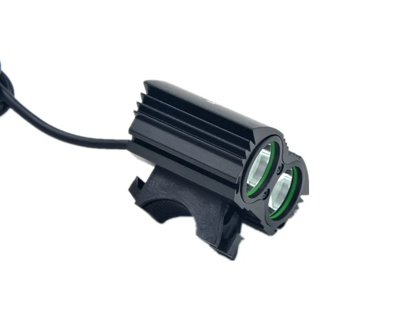 2X XM L U2 LED 5000Lm светодиодный передний фонарь для велосипеда фара с батареей 10800 мАч +
