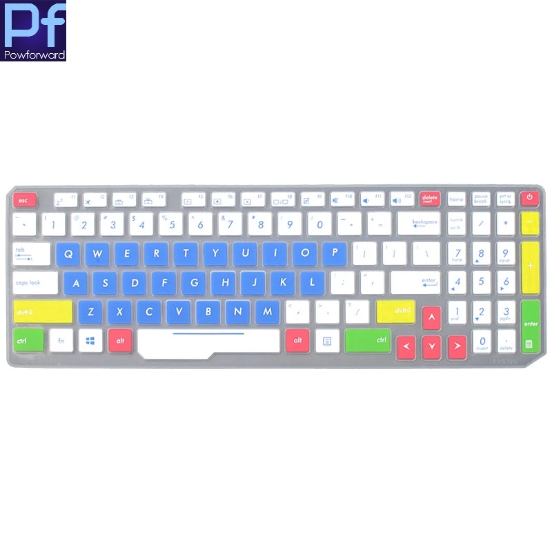Защитная крышка для клавиатуры ноутбука 15 17 дюймов Asus ROG Strix ZX53VW GL553 GL553VD GL553VE 3