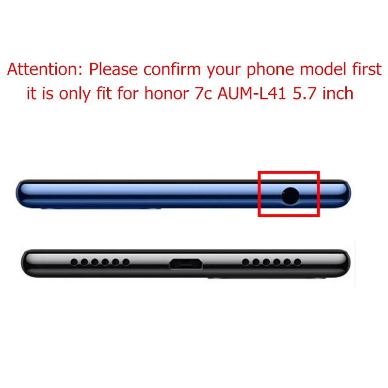 Для huawei Honor 7C AUM-L41 средняя рамка поддерживающая рамка для ЖК-дисплея пластина корпус ободок Лицевая панель ободок запасные части