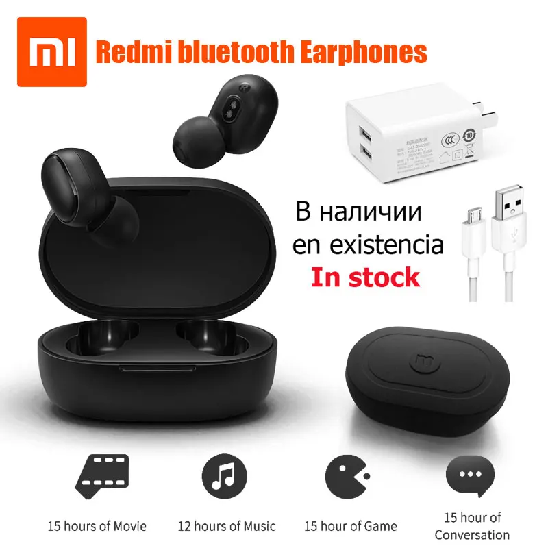 Xiaomi Redmi Airdots настоящие беспроводные bluetooth наушники TWS 5,0 xiaomi Air Airdots pro гарнитура DSP с микрофоном