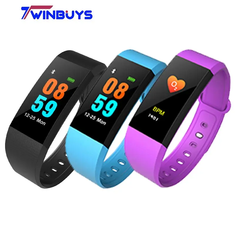 Смарт браслет Twinbuys I9 IP68 водонепроницаемый монитор сердечного ритма сенсорный