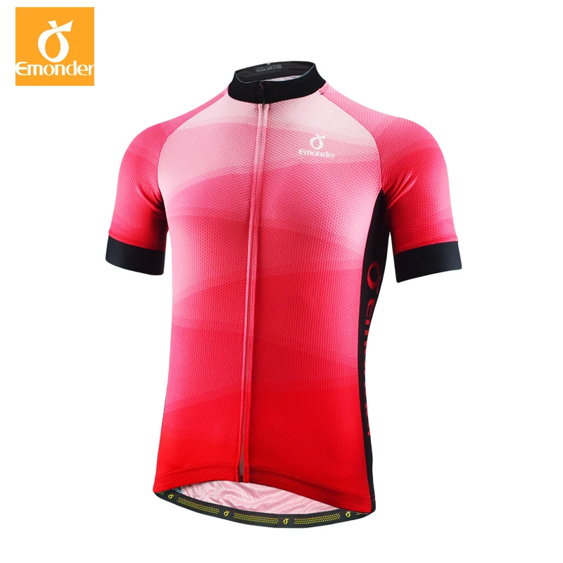 

Мужская велосипедная футболка с коротким рукавом, красная летняя крутая дышащая велосипедная одежда, высококачественная ткань, бесплатная...