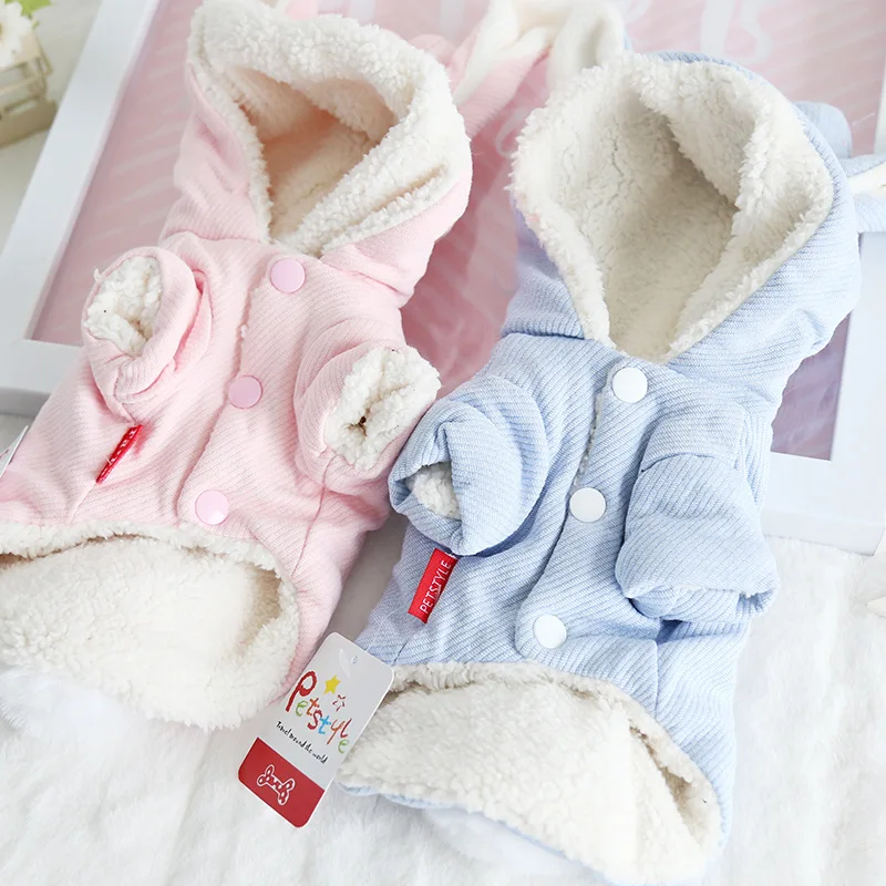 Kawaii Зима Собаки Костюмы пальто куртка любимая одежда для пар Chiwawa Йорки Bomei Sleepy