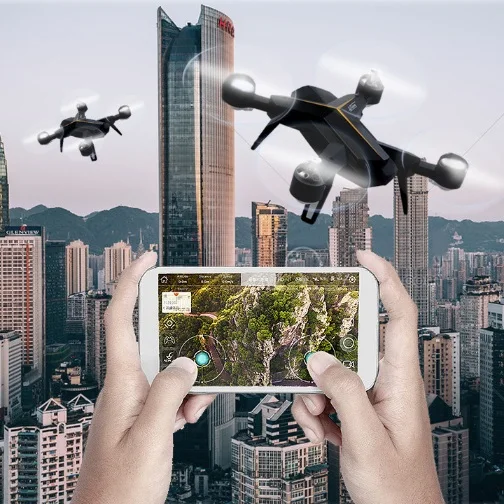 LX803 WiFi FPV RC Drone 720P HD Camera Altitude Hold Foldable Arm Selfie Quadcopter One Key Return BLACK&ampWHITE Free Shipping | Игрушки и
