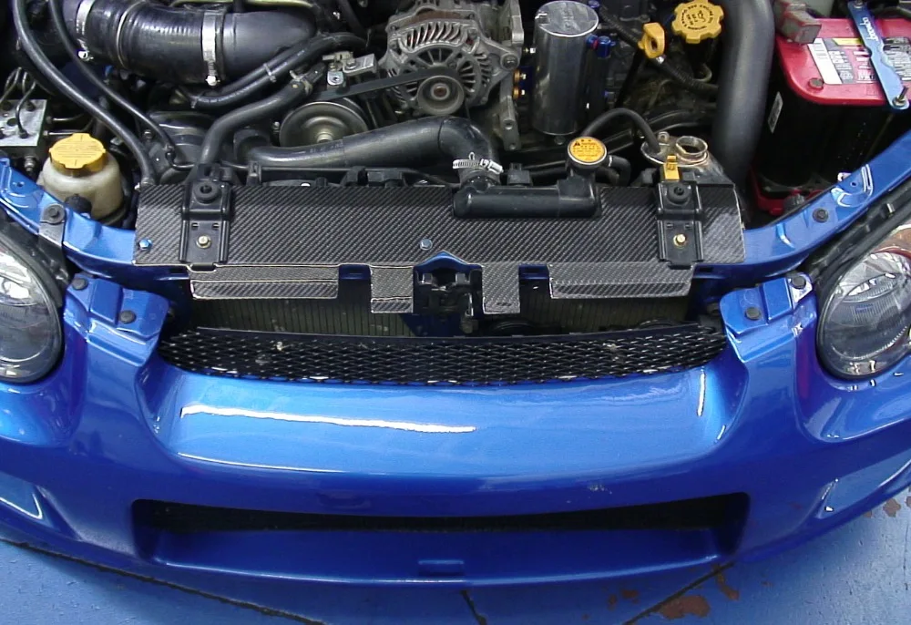 Стайлинг автомобиля для Impreza GDB 2002-2005 OEM панель охлаждения из углеродного волокна