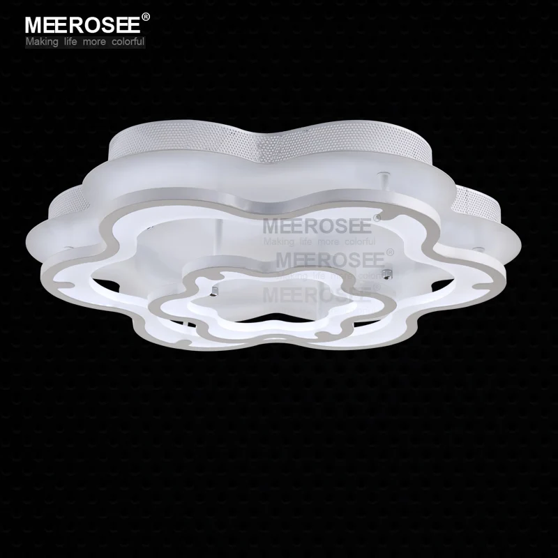 Новый Дизайн СВЕТОДИОДНЫЙ Потолочный Светильник Цветок Формы белая Акриловая
