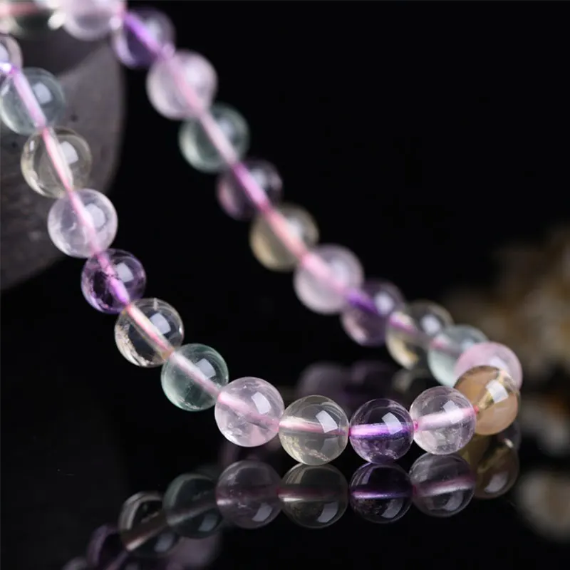 6-12mm Natural Mixed-color Mixed Quartzs Beads For Jewelry Making Bracelets Women 15'' Needlework DIY Trinket | Украшения и
