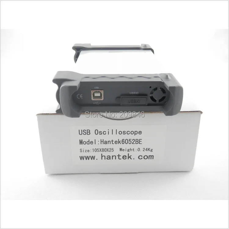 Новое поступление Hantek 6052BE Hantek6052BE 2 канала USB осциллограф для ПК 50 мГц осциллографа