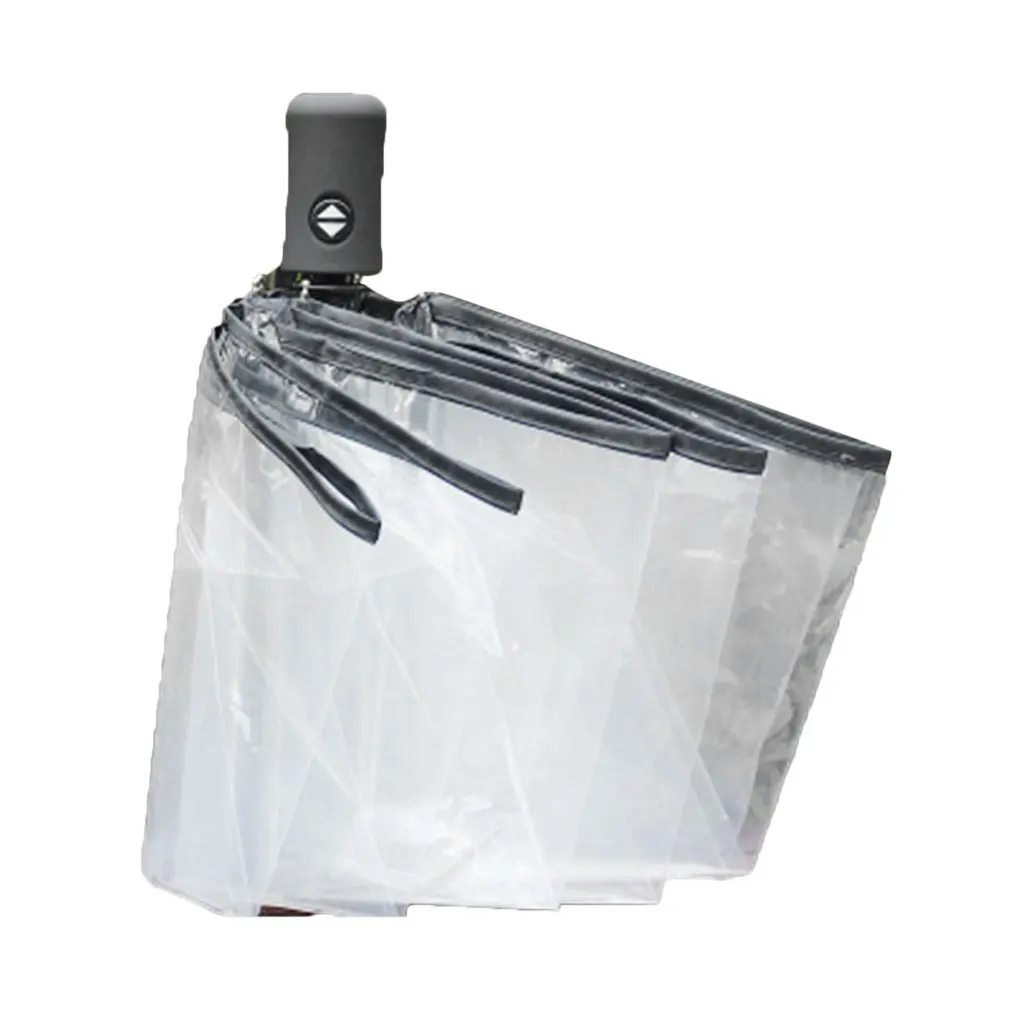 Новый портативный модный прозрачный зонт от дождя ПВХ купол для свадебной