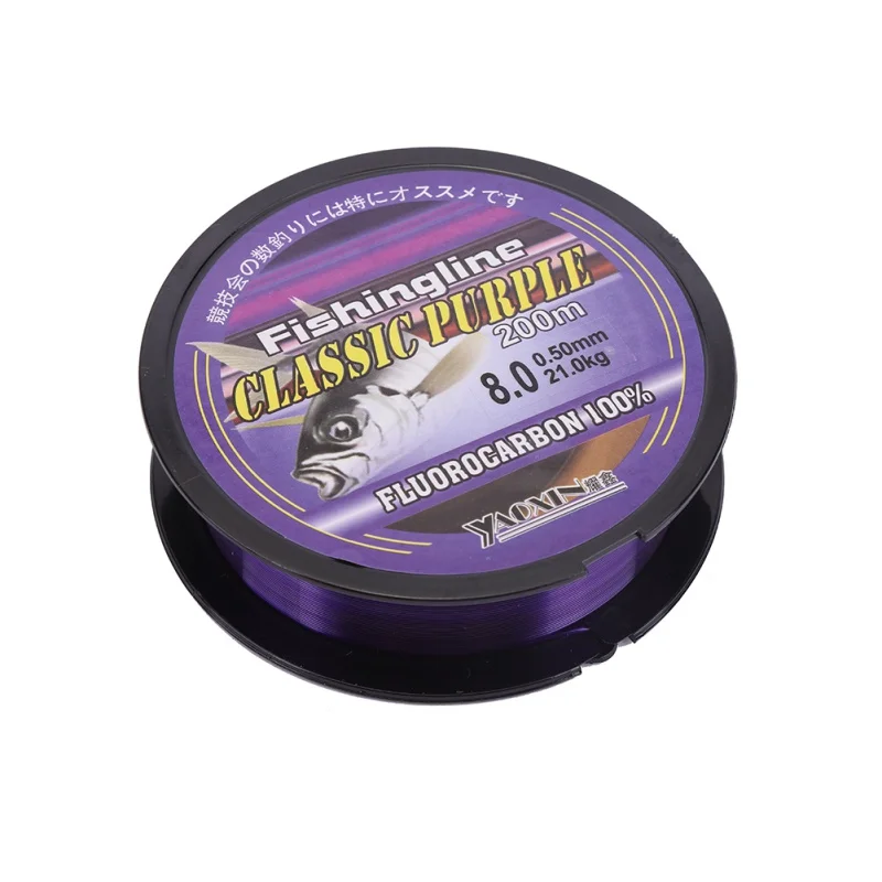 Фторуглеродная однонитевая нейлоновая рыболовная леска 200 м основная для ловли